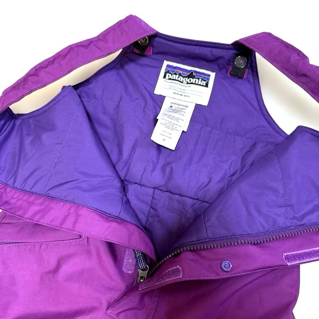 Patagonia パタゴニア　キッズスキーウェア3点セットパープルXS 5-6