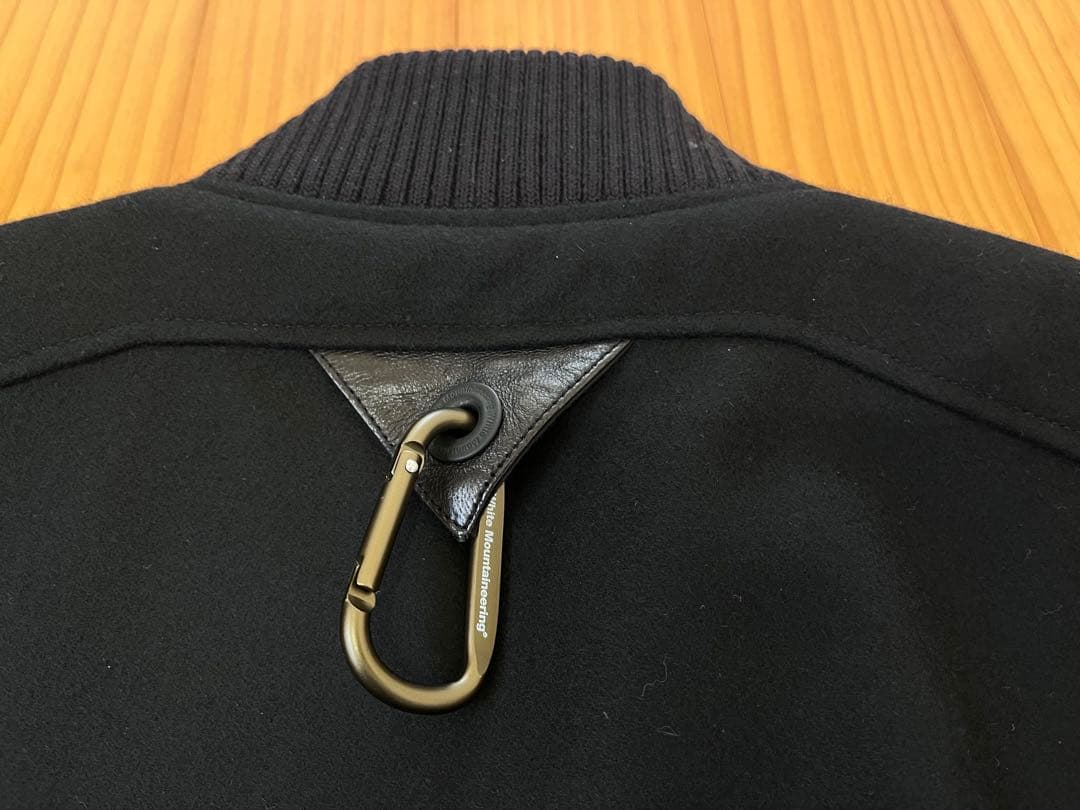 希少】ホワイトマウンテニアリング SCHOTT スタジャン ブラック M