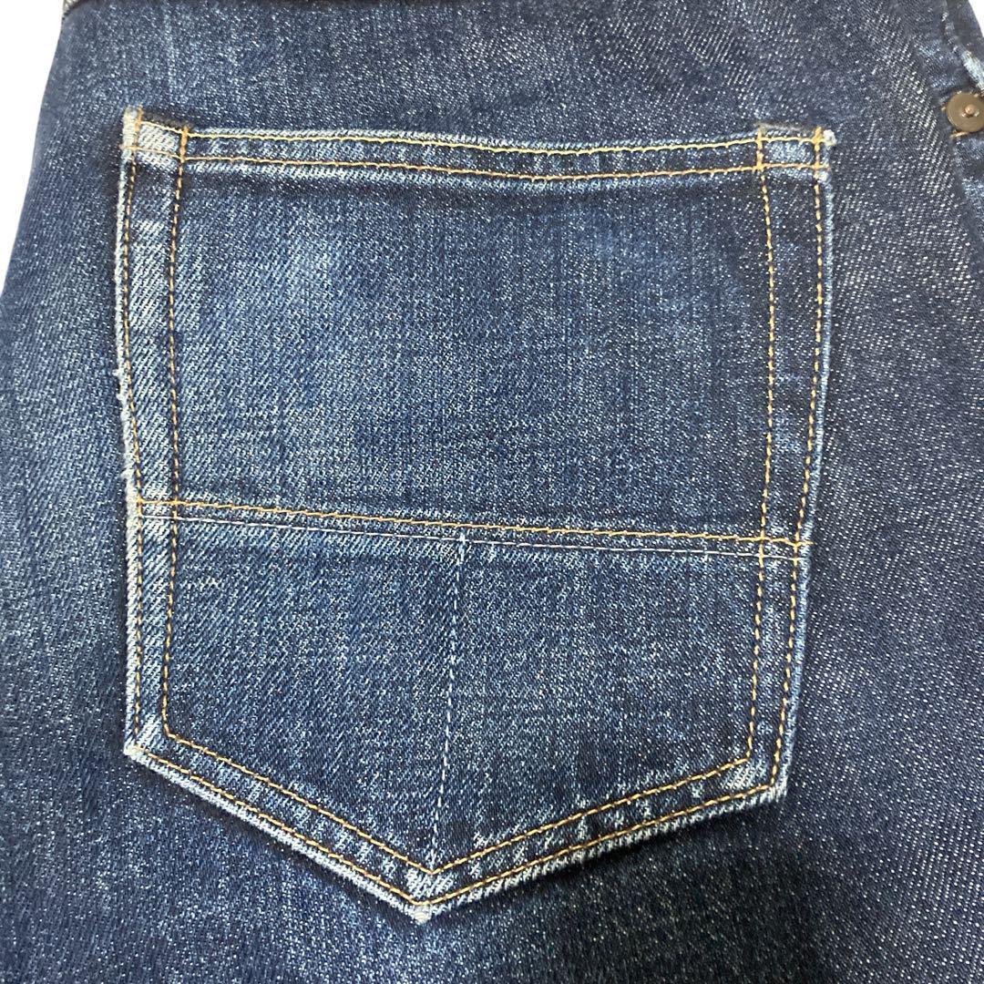 濃紺 テラソン デニム アメリカ製 W32 ホワイトオーク 赤耳 セルビッチ