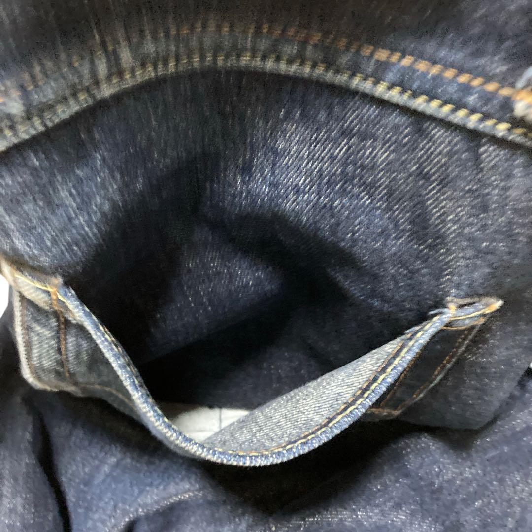 濃紺 テラソン デニム アメリカ製 W32 ホワイトオーク 赤耳 セルビッチ