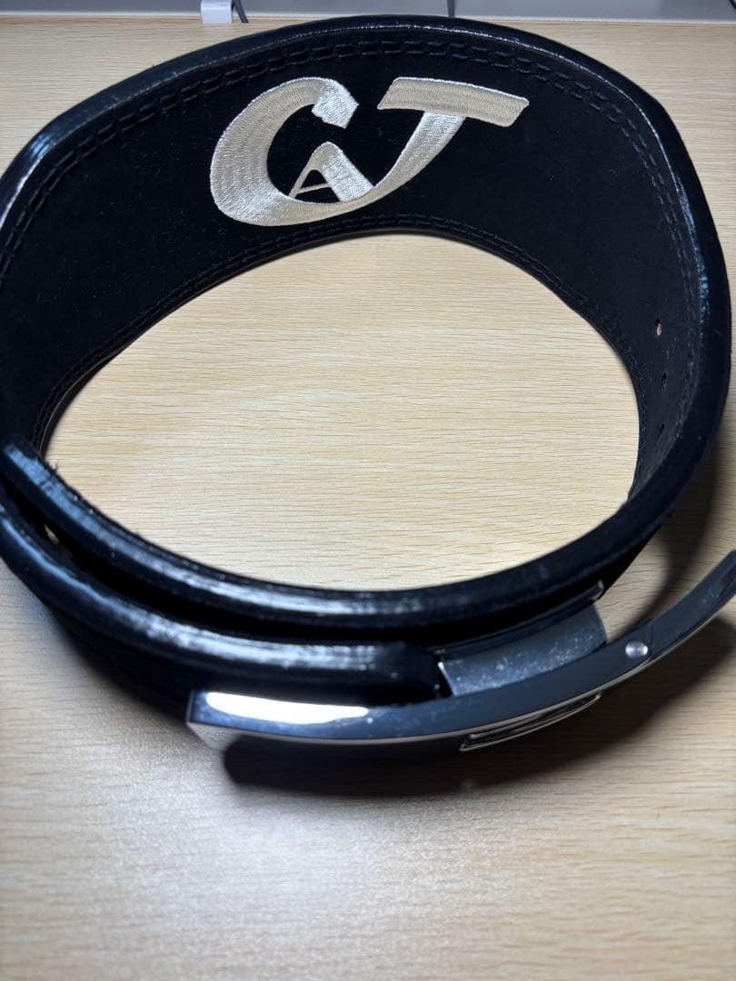 松*樹様 JURASSIC GEAR オリジナルレザーベルト ブラック Sサイズ