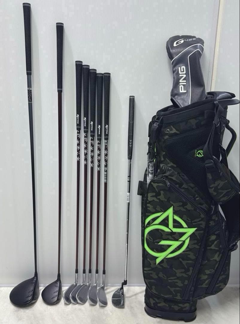 新品グリップ 8本クラブセット PING G425 G410 G700 右