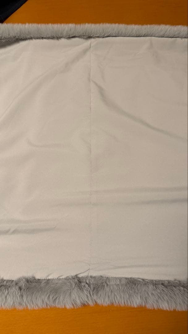 【極美品】Jenneリッチボリュームファーケープ ライトグレー