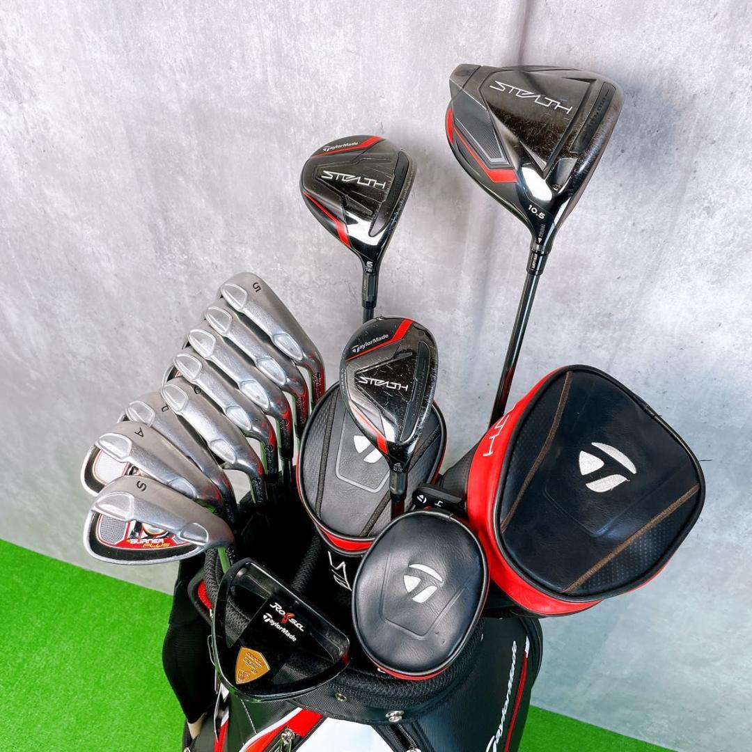 メンズ テーラーメイド ステルス ゴルフクラブセット 右打ち 12本 初心者