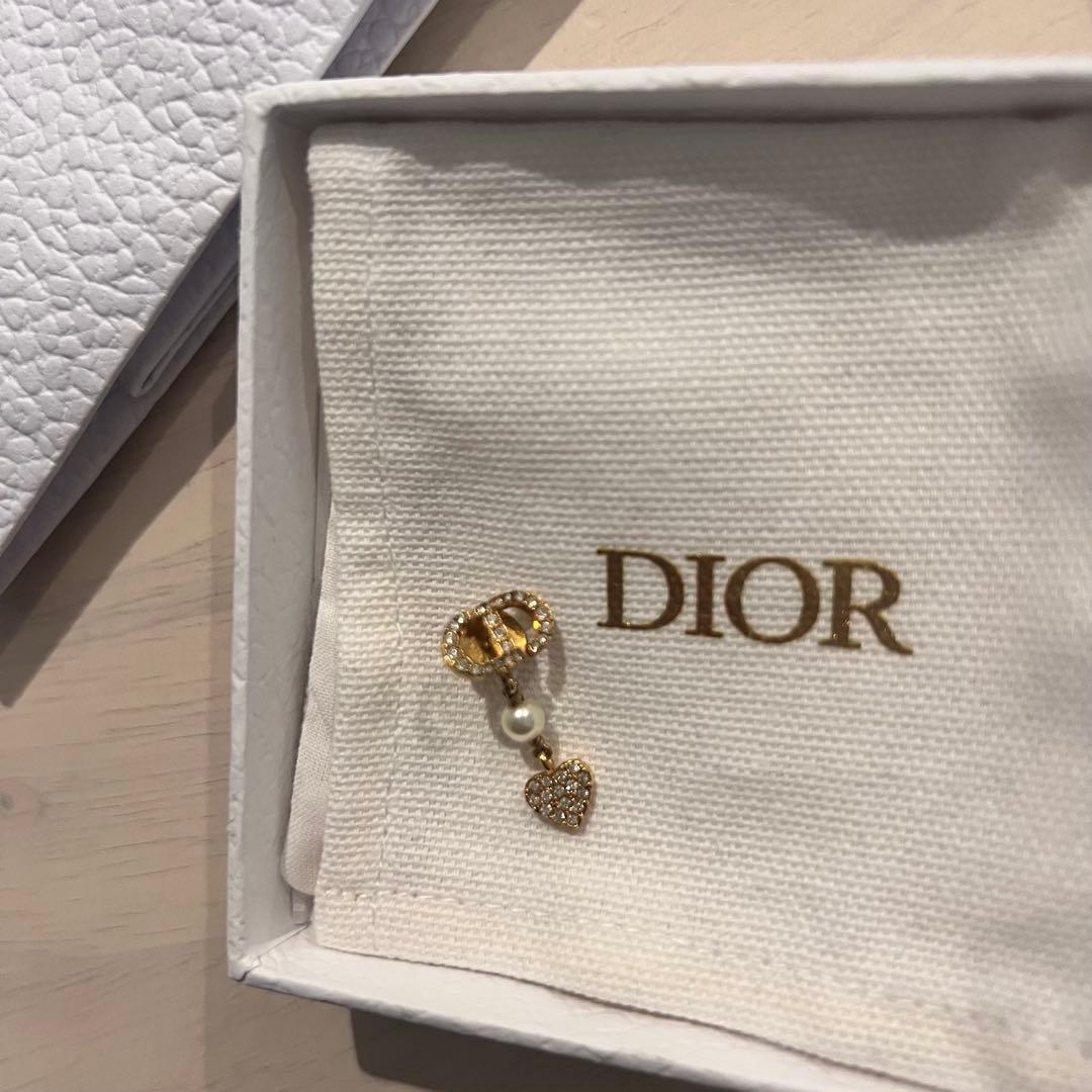 正規品 美品］ dior ハートビジューピアス 片方 楽天市場】ディオール