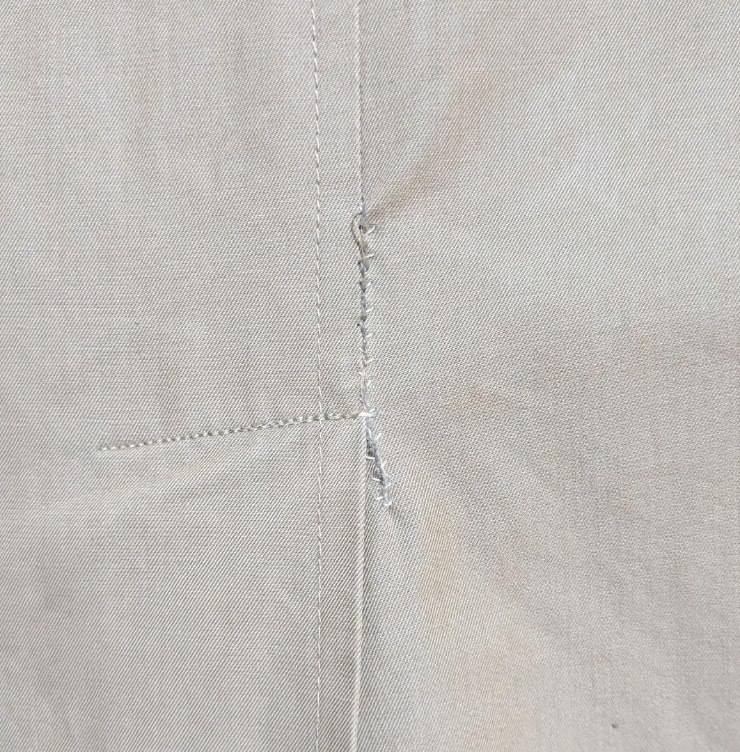 英国製 80〜90s バーバリー ステンカラーコート メンズ コットン 玉虫