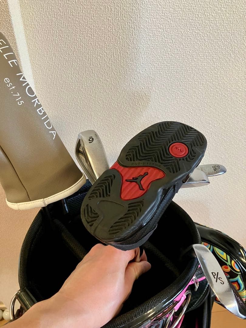 【超超レア・超美品】 NIKE JORDAN 14 ジョーダン パターカバー