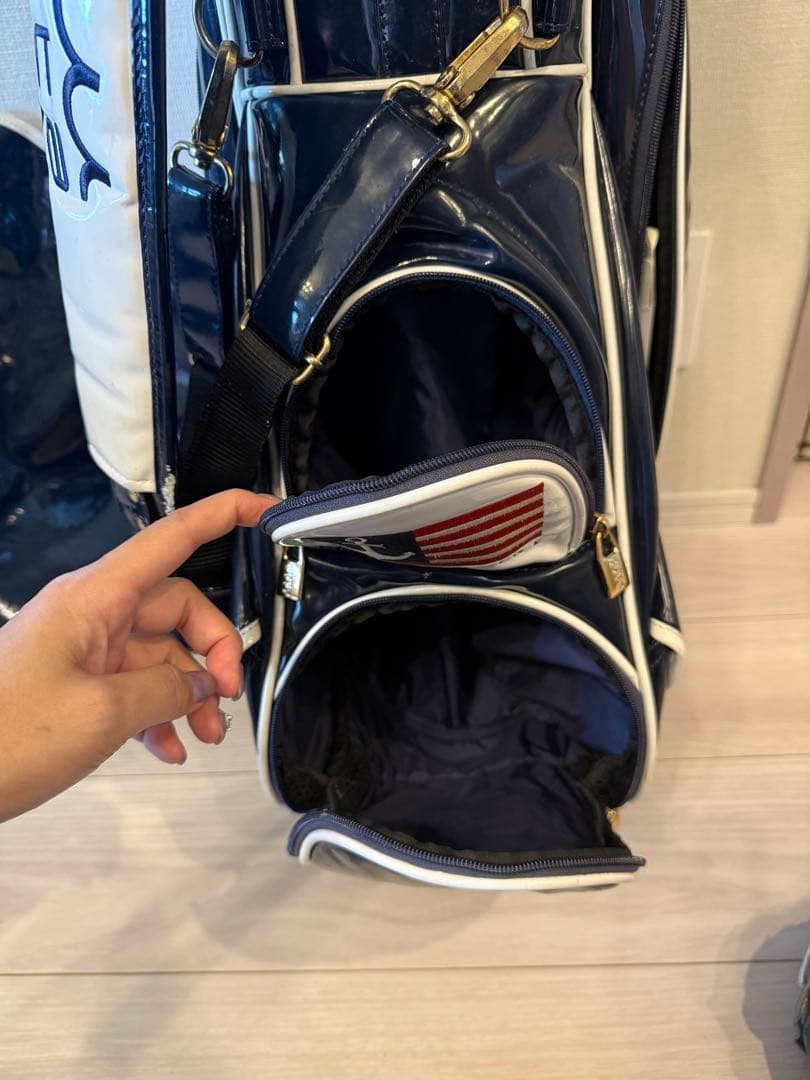 muta キャディバッグ ネイビー