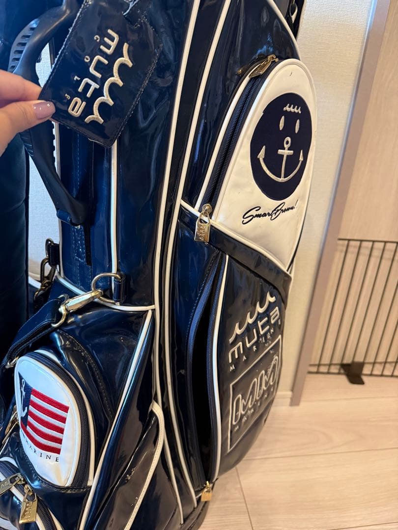 muta キャディバッグ ネイビー