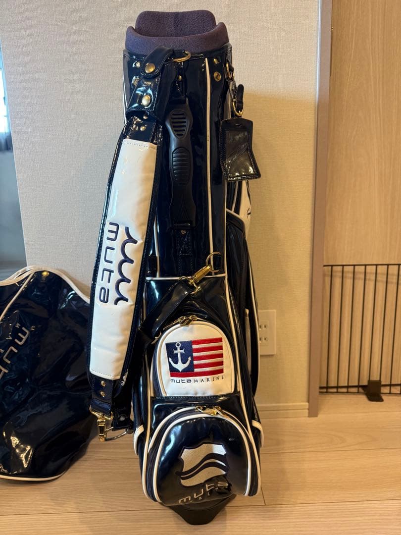 muta キャディバッグ ネイビー