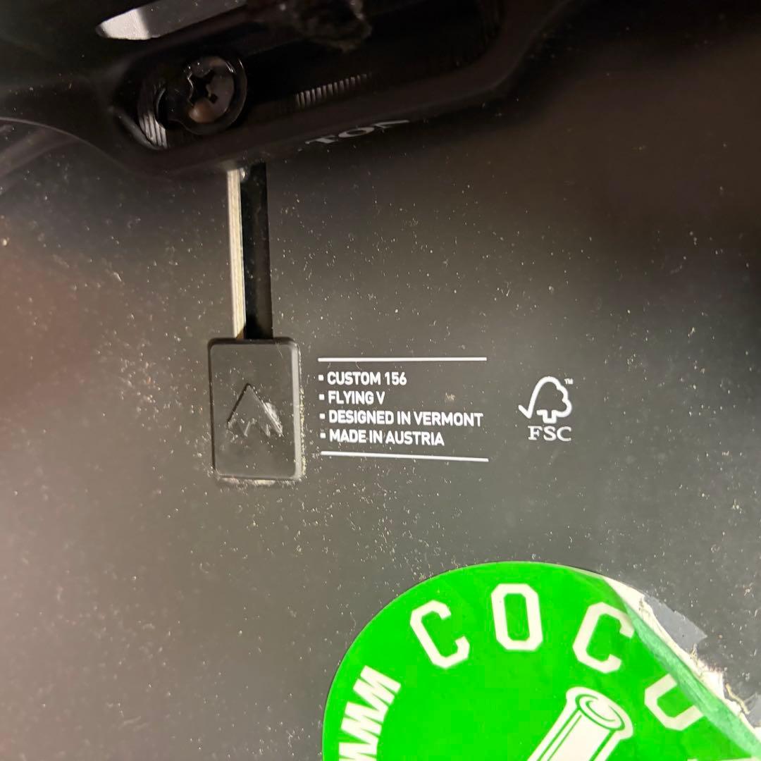 【限定】BURTON CUSTOM FLYING V 156cm バートン 美品