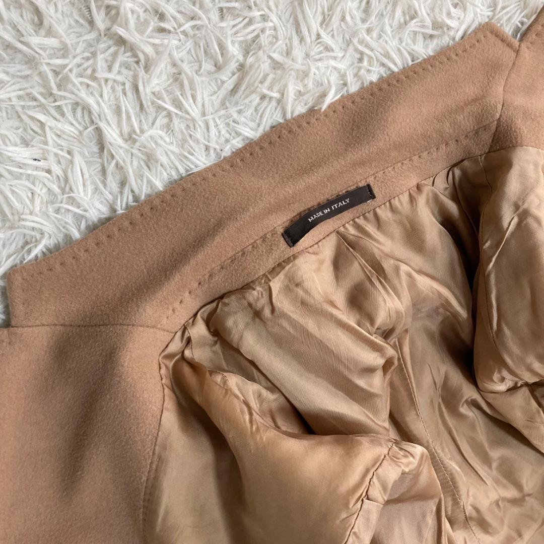 15957✨美品✨タリアトーレ ウールカシミヤ チェスターコート キャメル 48