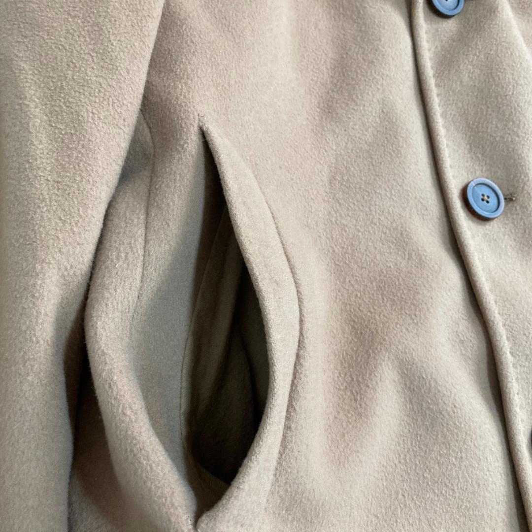 15957✨美品✨タリアトーレ ウールカシミヤ チェスターコート キャメル 48