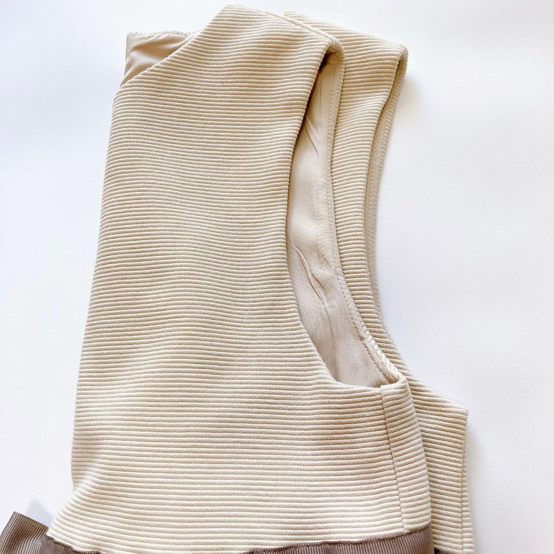 130size ベージュ×ネイビー セレモニー 入学 卒園 発表会 フォーマル