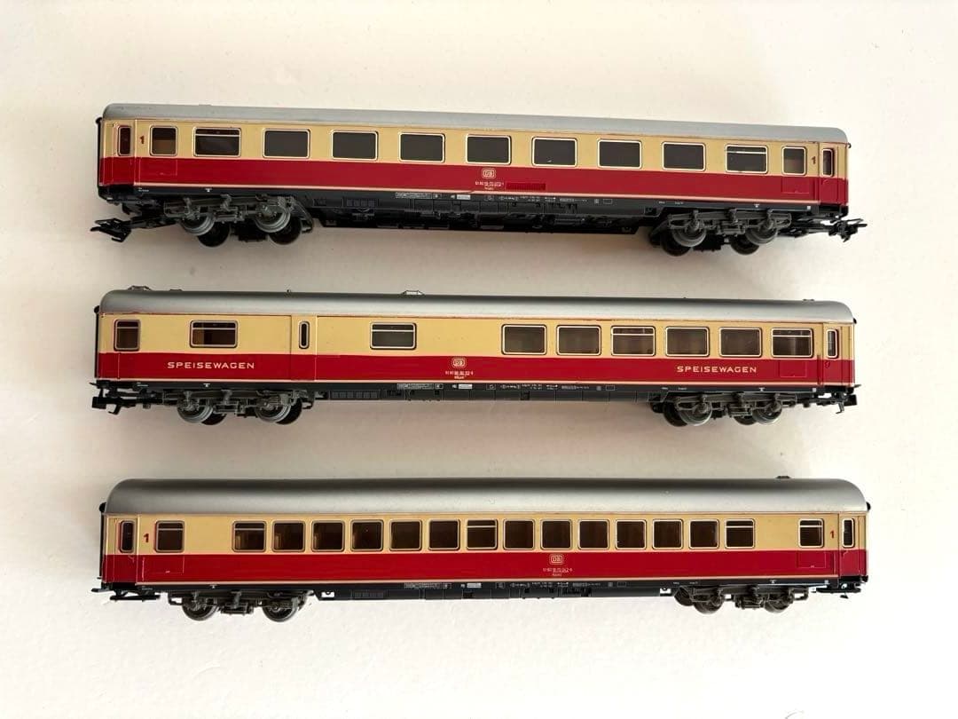 Märklin メルクリン HO 1974年製 TEE 客車 3両セット