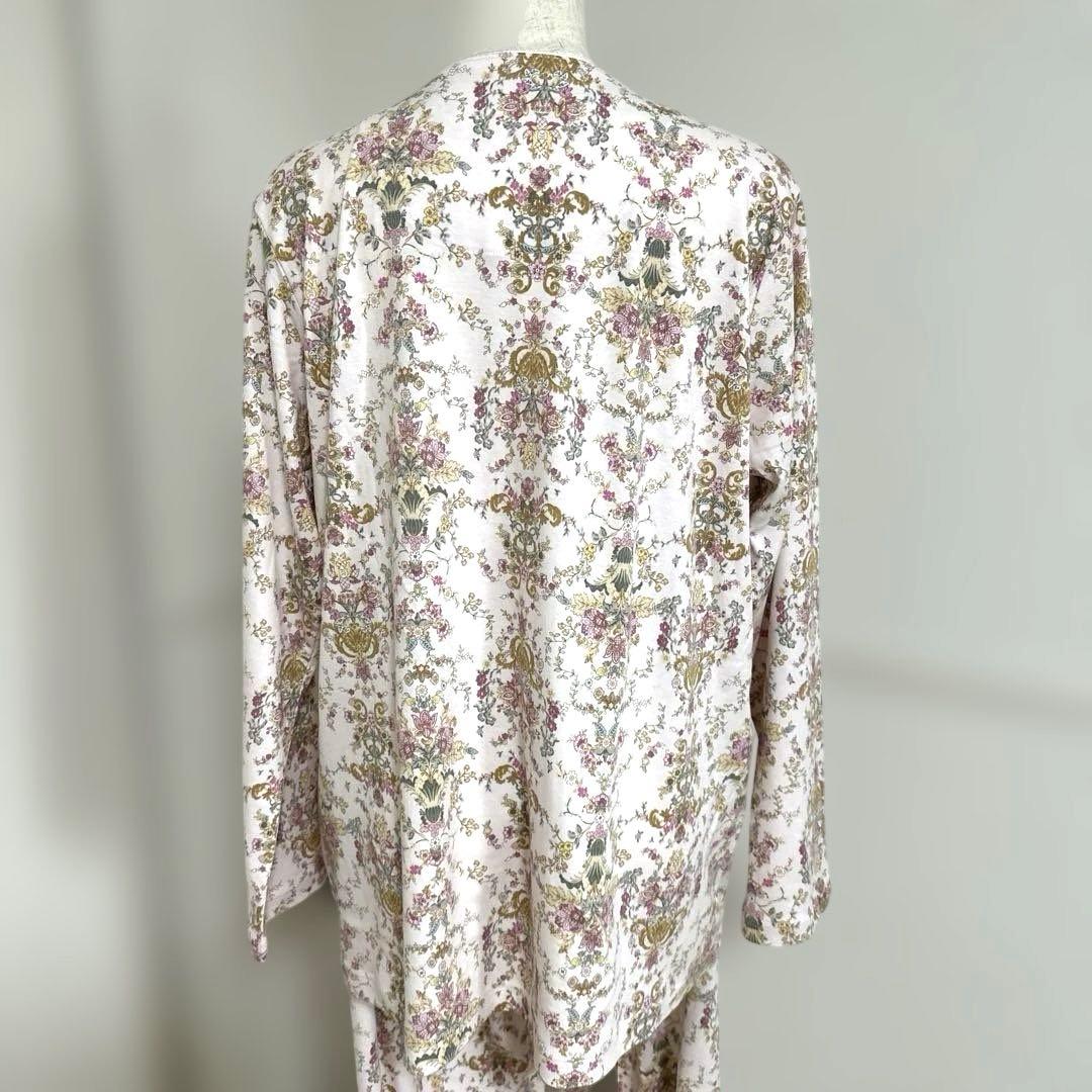 新品未使用タグ付）日本製ワコール　上質なミントン綿ニットパジャマ　ピンクLサイズ