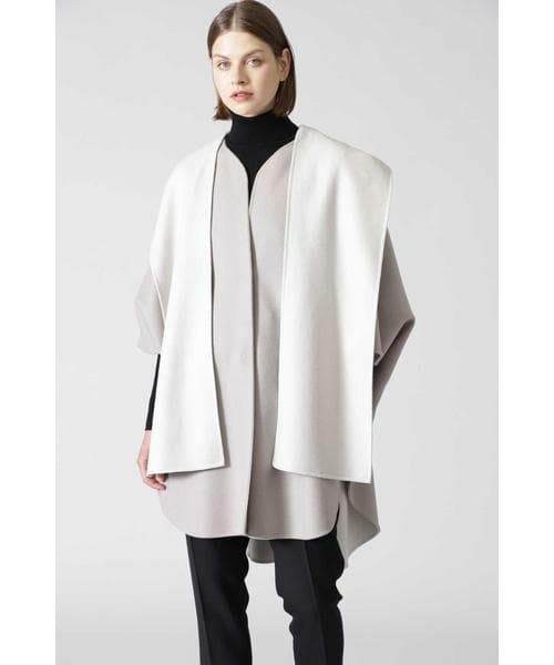 新品★ADORE｜定価8.5万 2TONE リバーフードコート ケープ 38