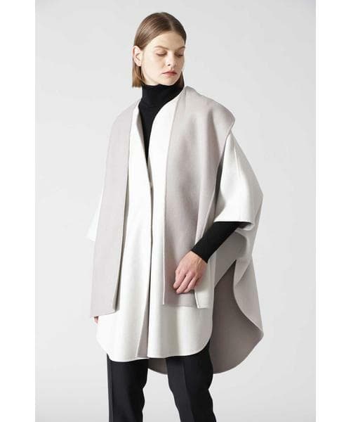 新品★ADORE｜定価8.5万 2TONE リバーフードコート ケープ 38