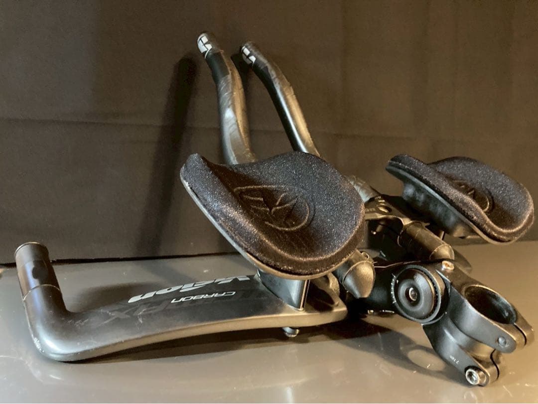 売り切り‼️VISION TRIMAX CARBON THハンドル　+可変ステム