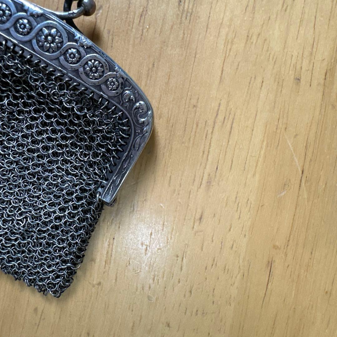 銀 シルバー800 マーガレットのコインパース 小銭入れ