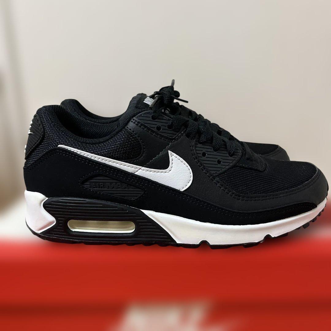 NIKE AIR MAX 90 ウィメンズ26.5cmブラック 黒