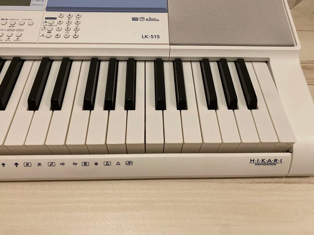 CASIO Casiotone 光ナビゲーションキーボード LK-515