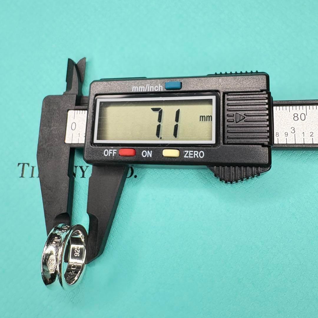 【美品】約9号 ティファニー Tiffany ナロー リング SV925