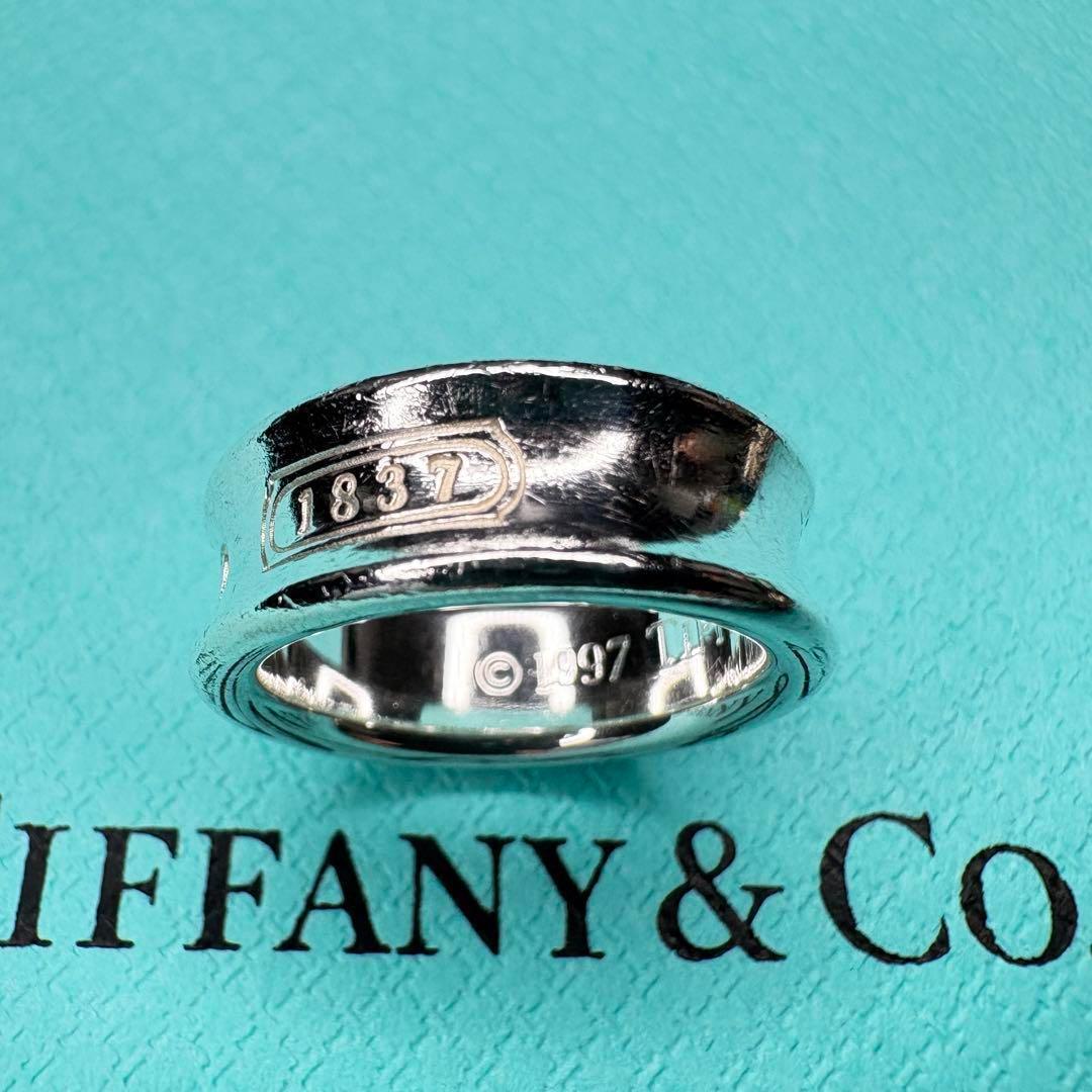 【美品】約9号 ティファニー Tiffany ナロー リング SV925