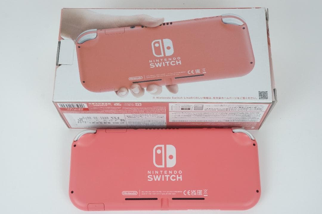 【動作品】ニンテンドースイッチライト コーラル ピンク 箱説 ニンテンドー