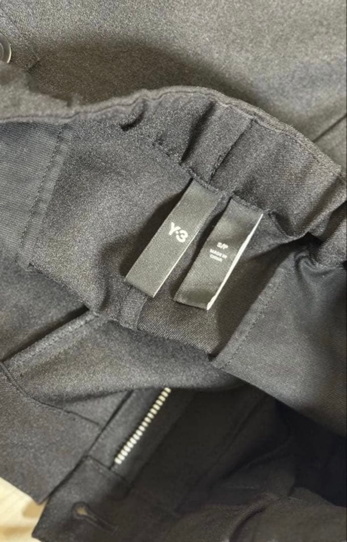 Y-3 ブラック サルエルカーゴパンツ