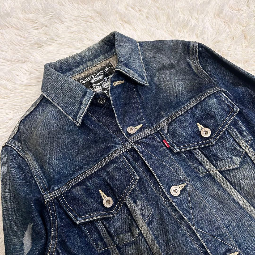 激レア✨ nitraid（ナイトレイド） リフレクティブ デニム ジャケット