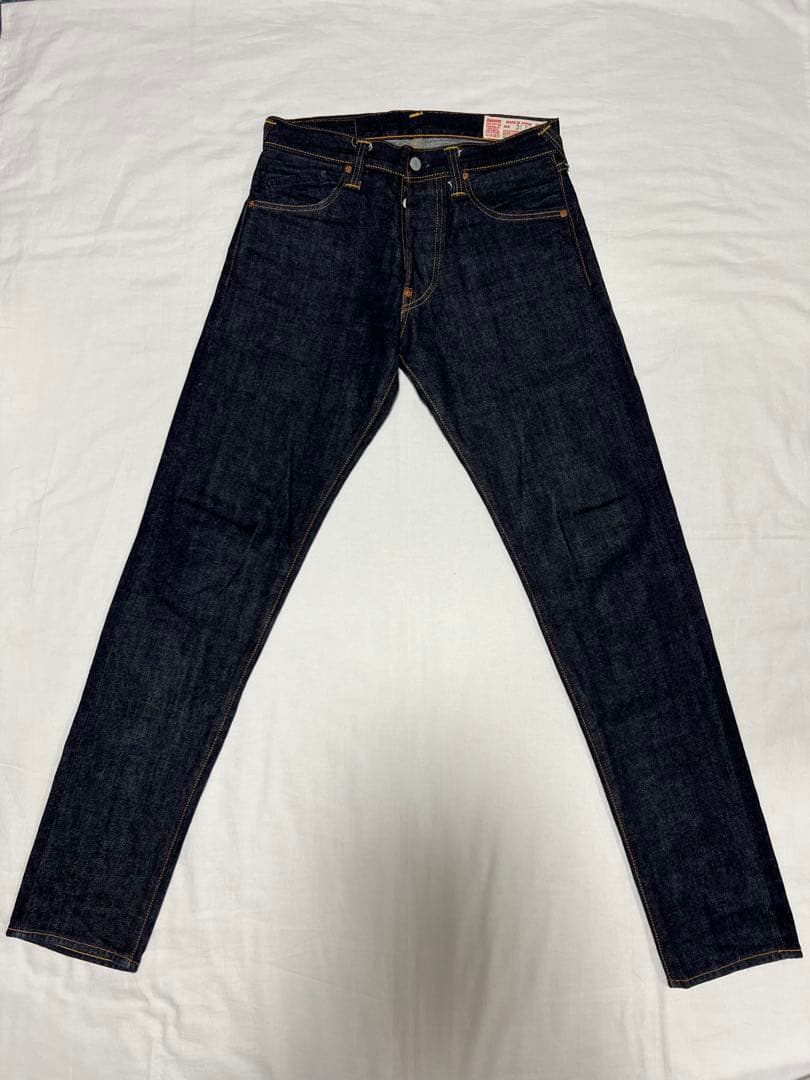 EVISU No.2 2000T 31×32 赤耳 白カモメ ワンウォッシュ - メルカリ