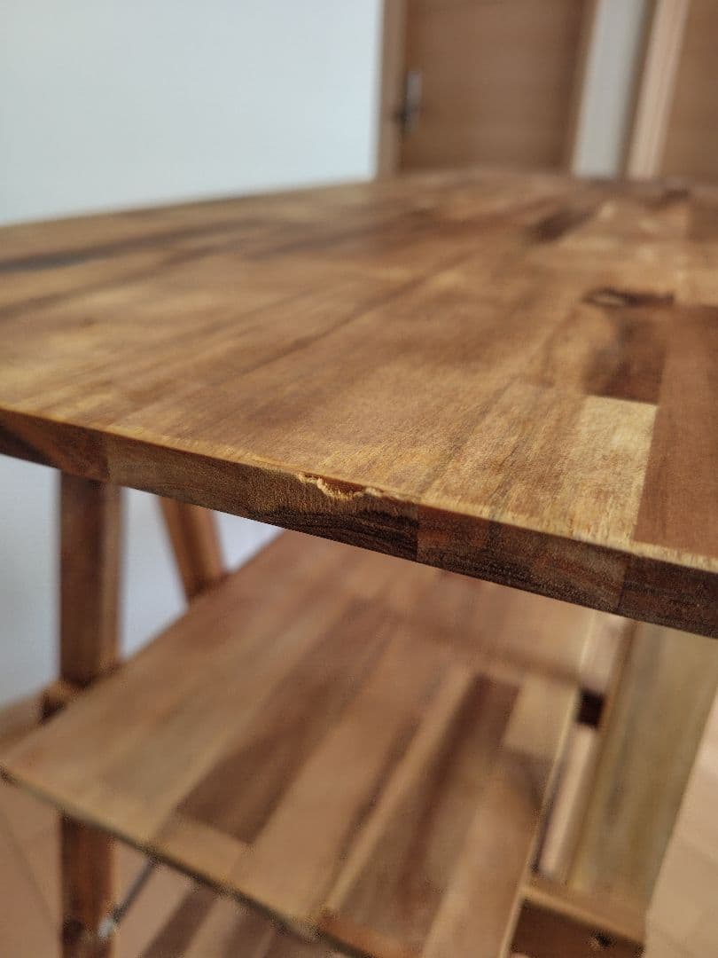 VISION PEAKS アカシアキッチンラック＋オプション棚板＋収納袋付