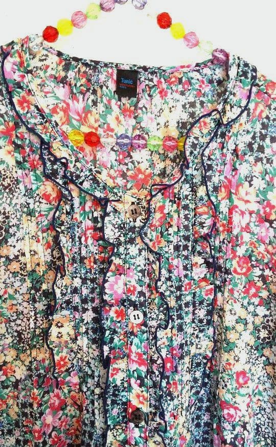 tunic チュニック 鴨居羊子 レディース パジャマ 上下セット フレア