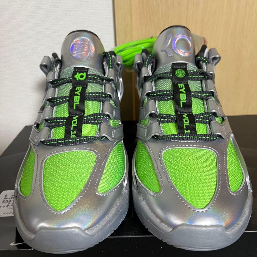 NIKE KD 18 EYBL EP ナイキ シルバー スニーカー バッシュ - メルカリ