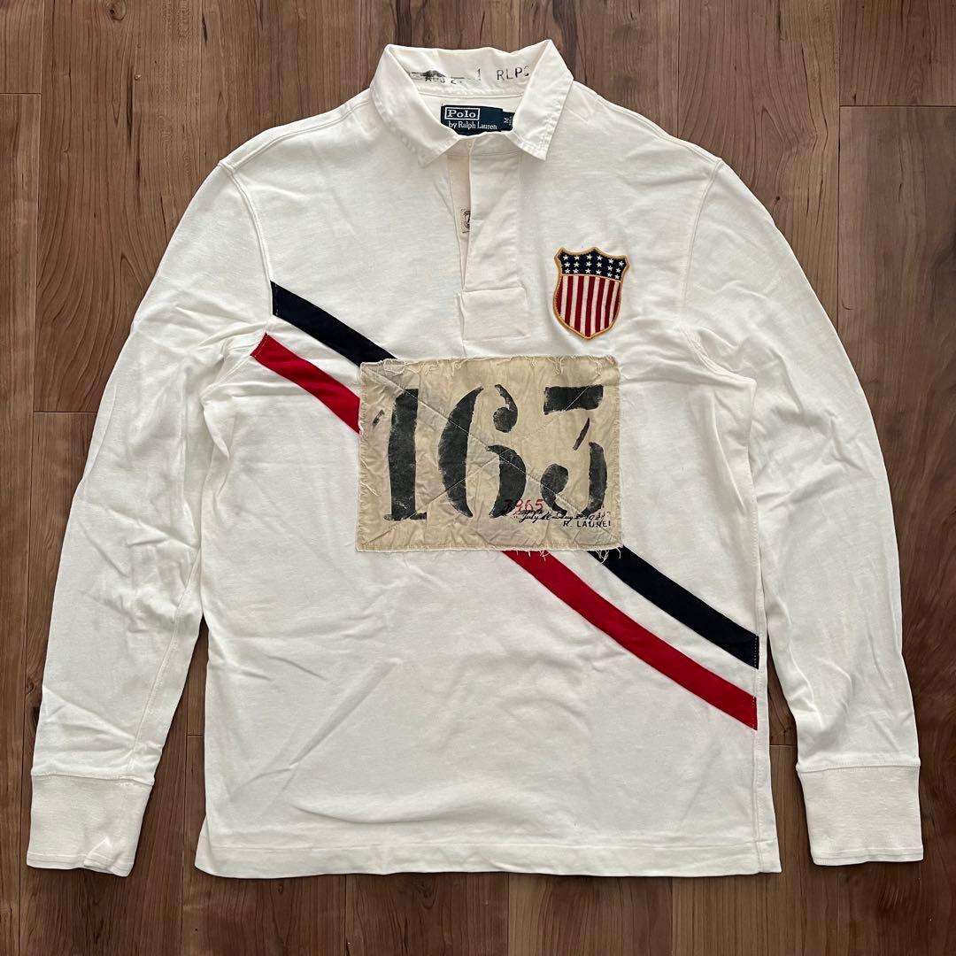 Polo Ralph Lauren kswissオリンピックシャツゼッケン レア
