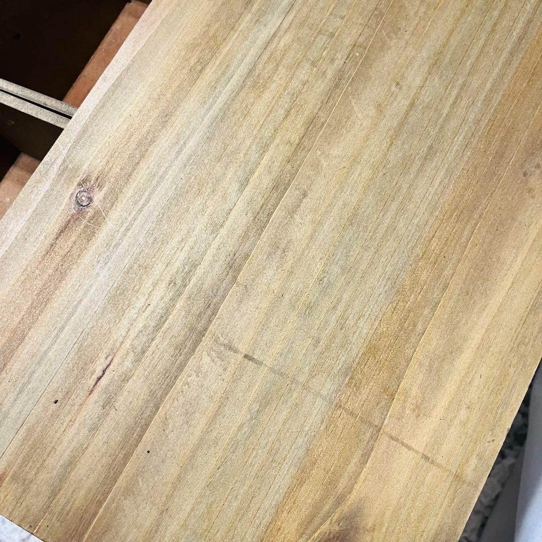 【美品】salut! サリュ アイアンウッド 5ドロワーマルチラック　おしゃれ