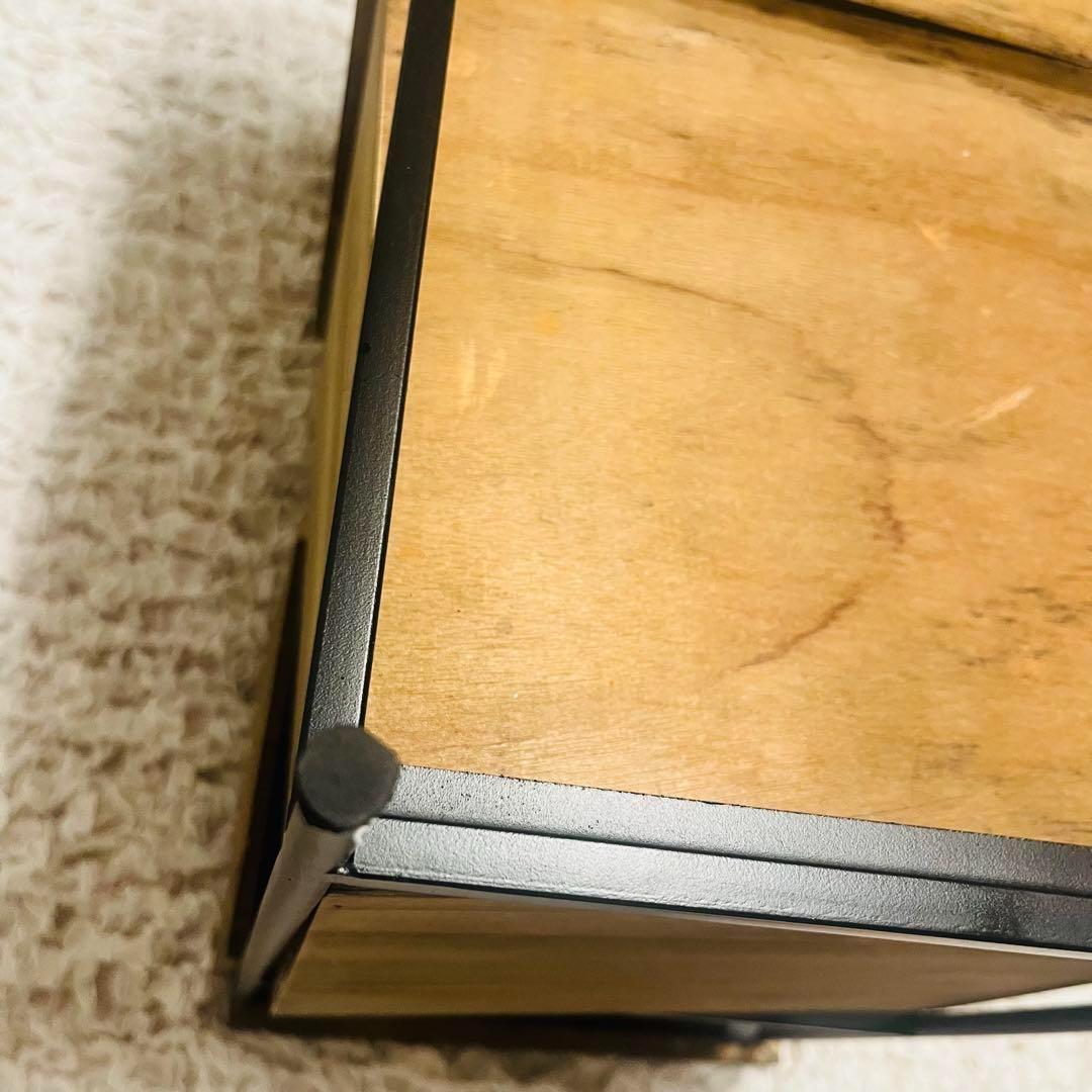 【美品】salut! サリュ アイアンウッド 5ドロワーマルチラック　おしゃれ