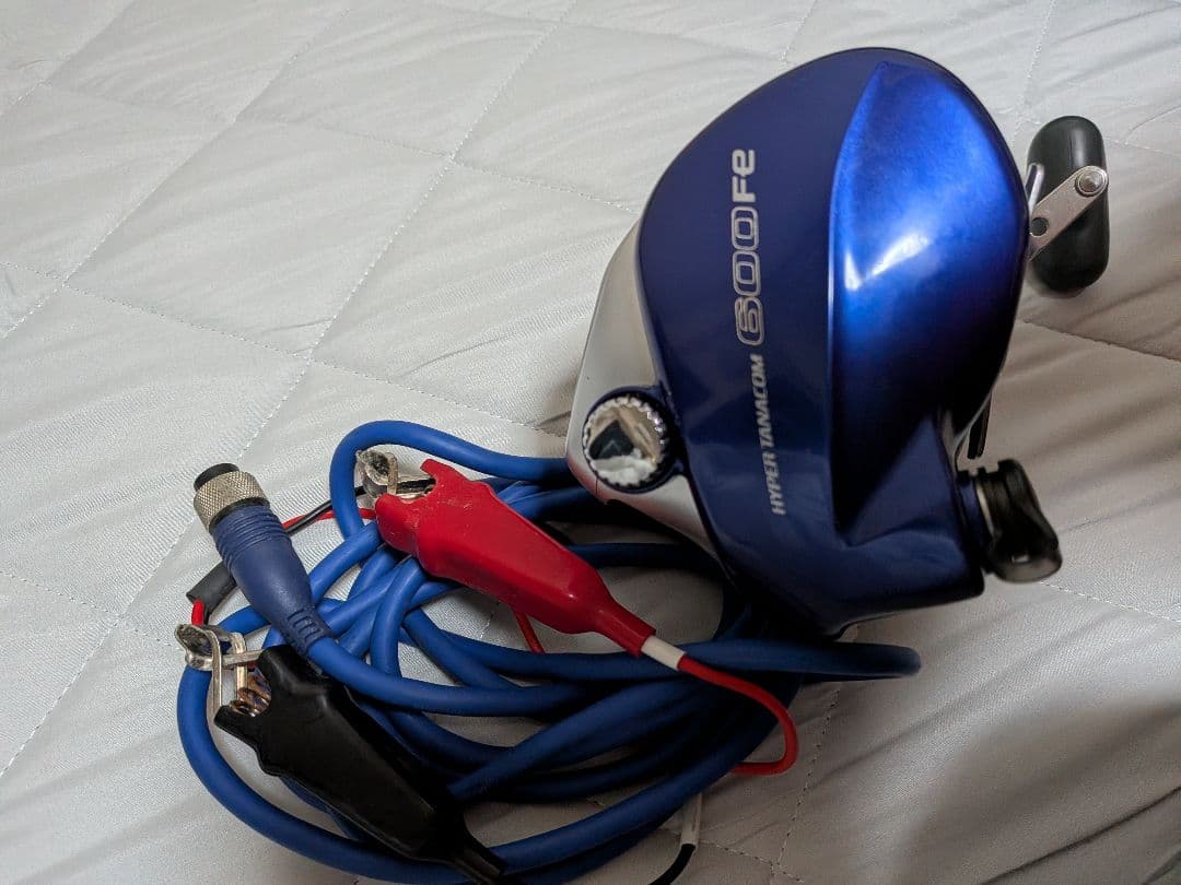 電動リール 600Fe 青色 ハンドル付き