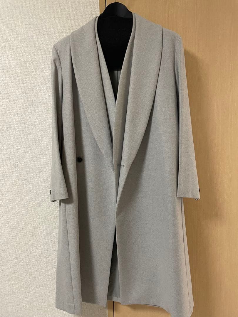 ETHOSENS フラノロングコート