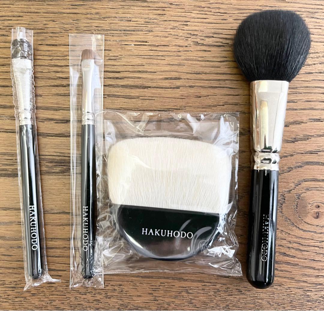 【未使用】白鳳堂　HAKUHODOフェイスブラシ　高級ブラシセット