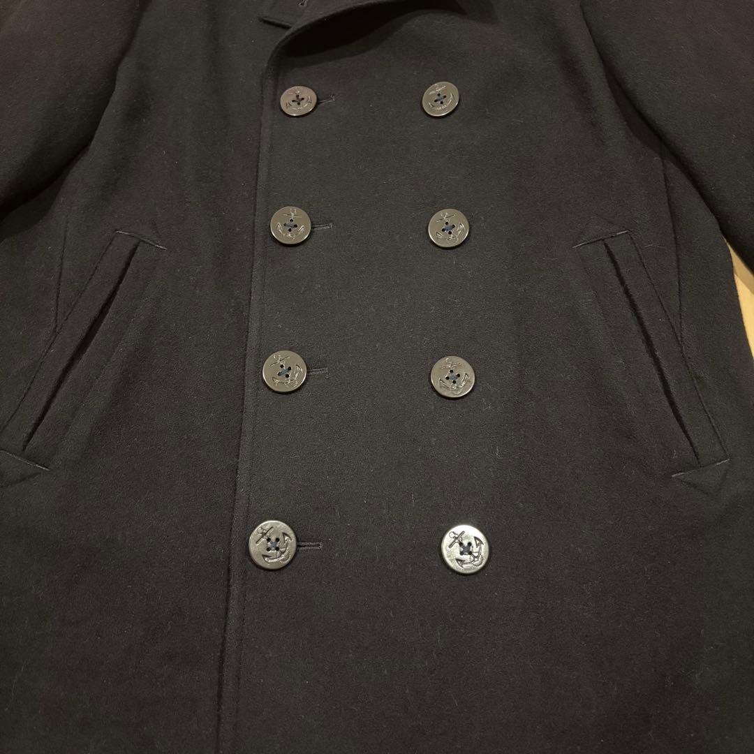 ヒ*ン様 美品　ブルックスブラザーズ　ネイビーピーコート