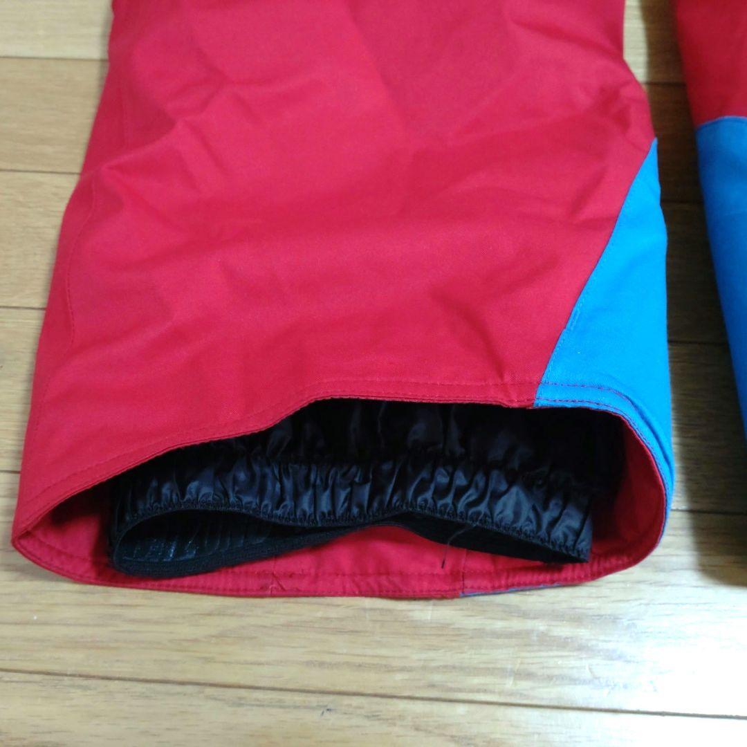 【MIZUNO】スキーウェア上XL/下2XLサイズ オーダーカラーレッド×ブルー