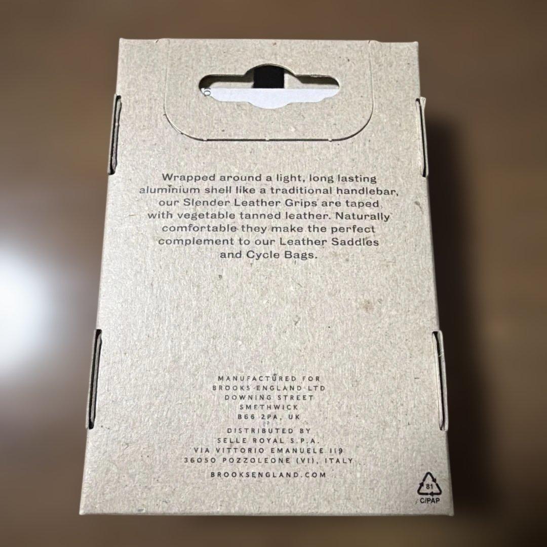 BROOKS SLENDER LEATHER GRIPS ハニー