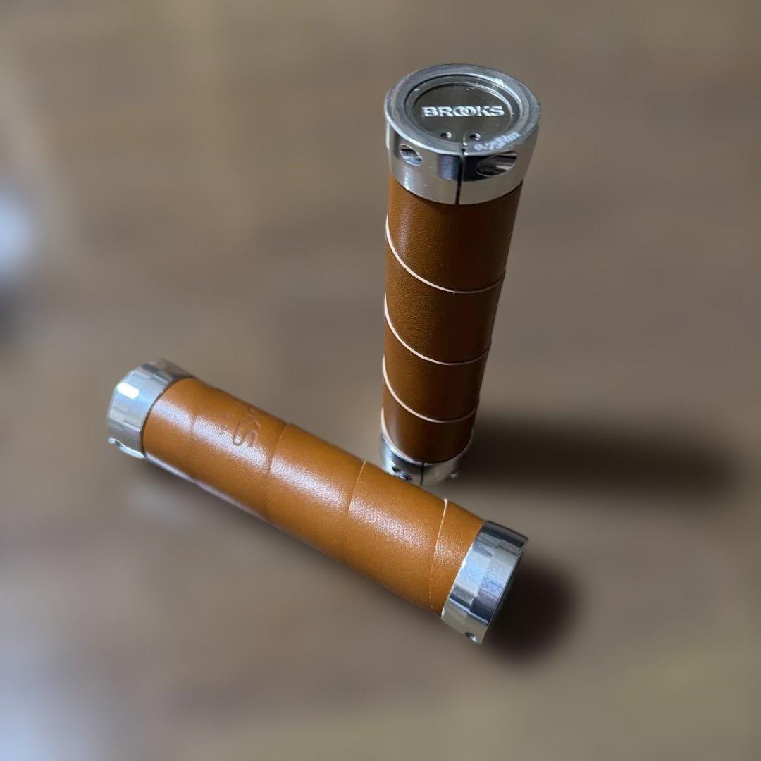 BROOKS SLENDER LEATHER GRIPS ハニー
