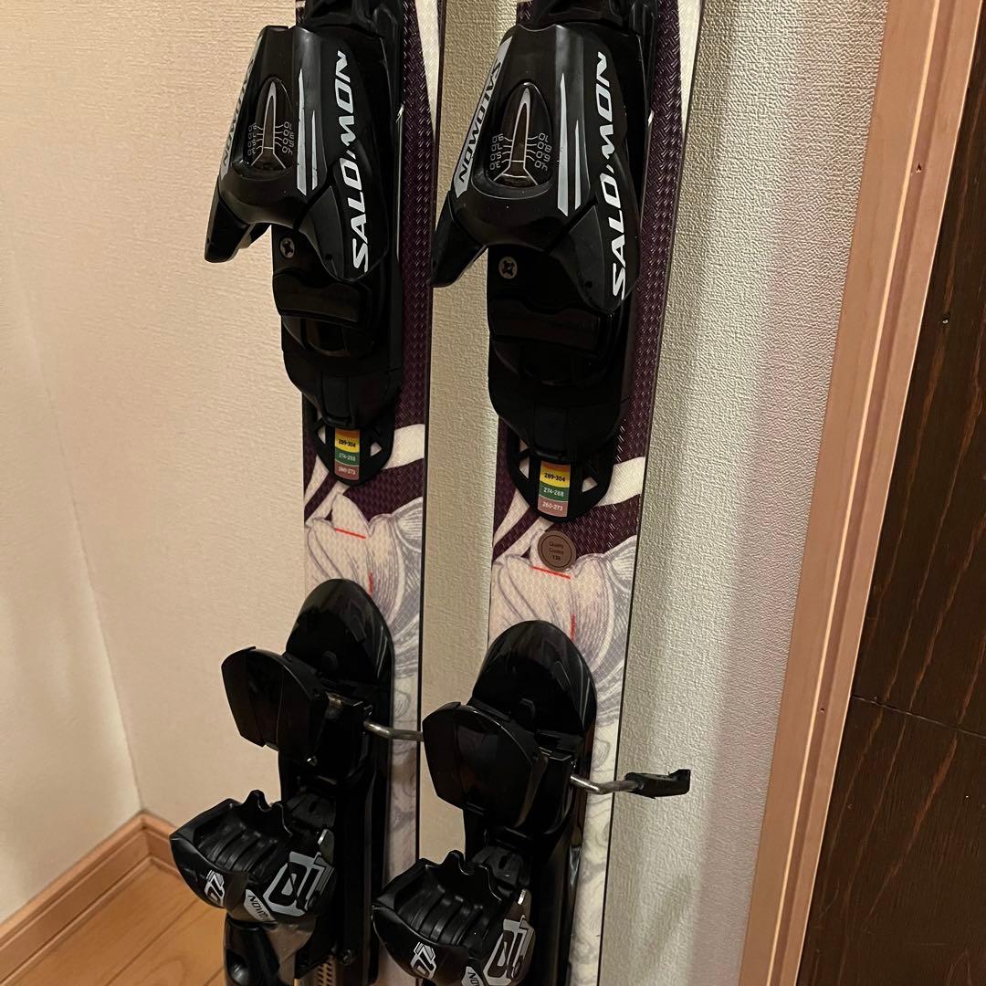 （サロモン） スキー板　ビンディング　（ケスレ）スキー靴（カザマ）ポール　セット