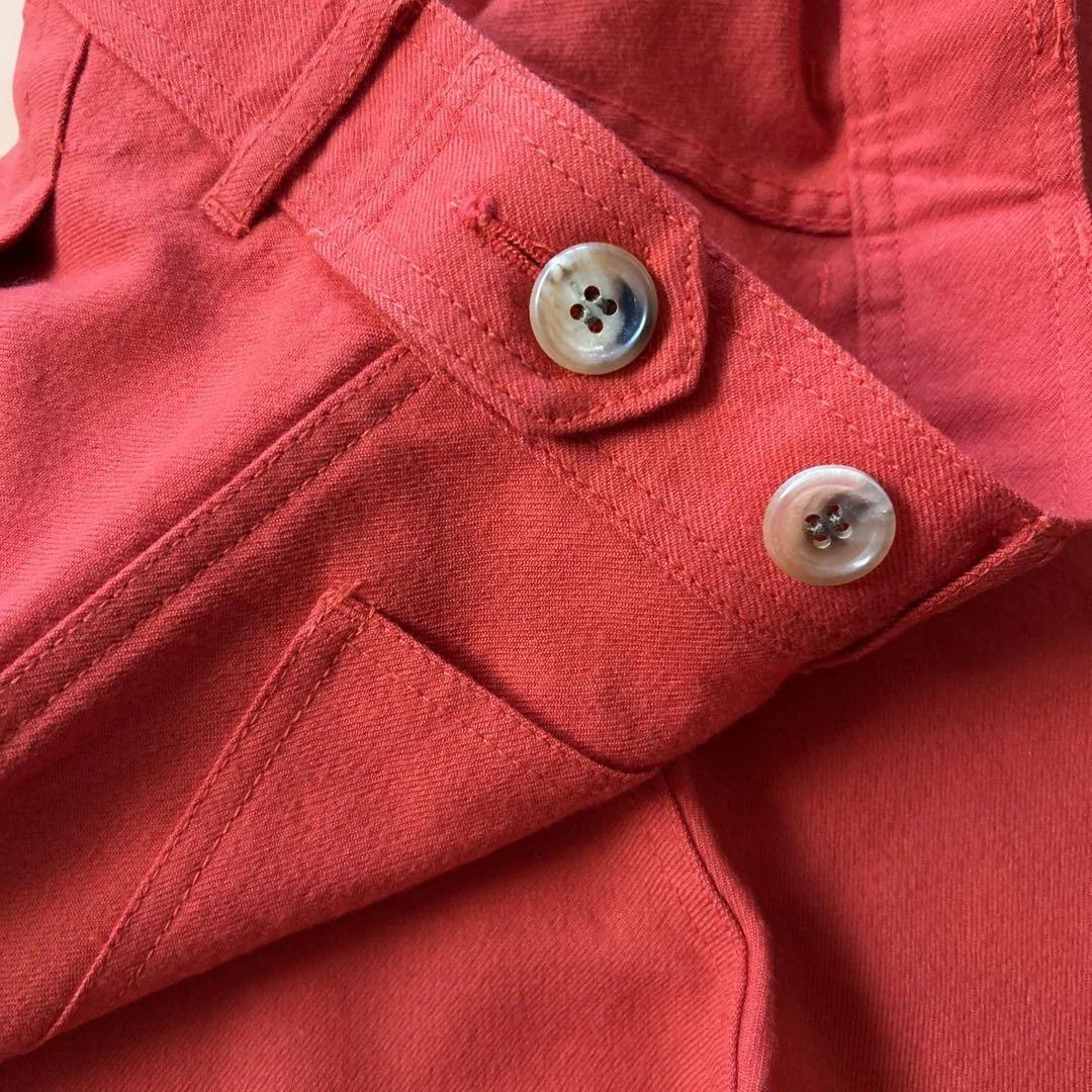 a*c様 コムデギャルソン　赤 ワイドレッグ カジュアルパンツ