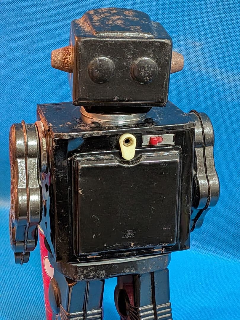 １９６０年代堀川玩具製「スーパー火星大王」稀少レア不動ブリキロボットジャンク扱品