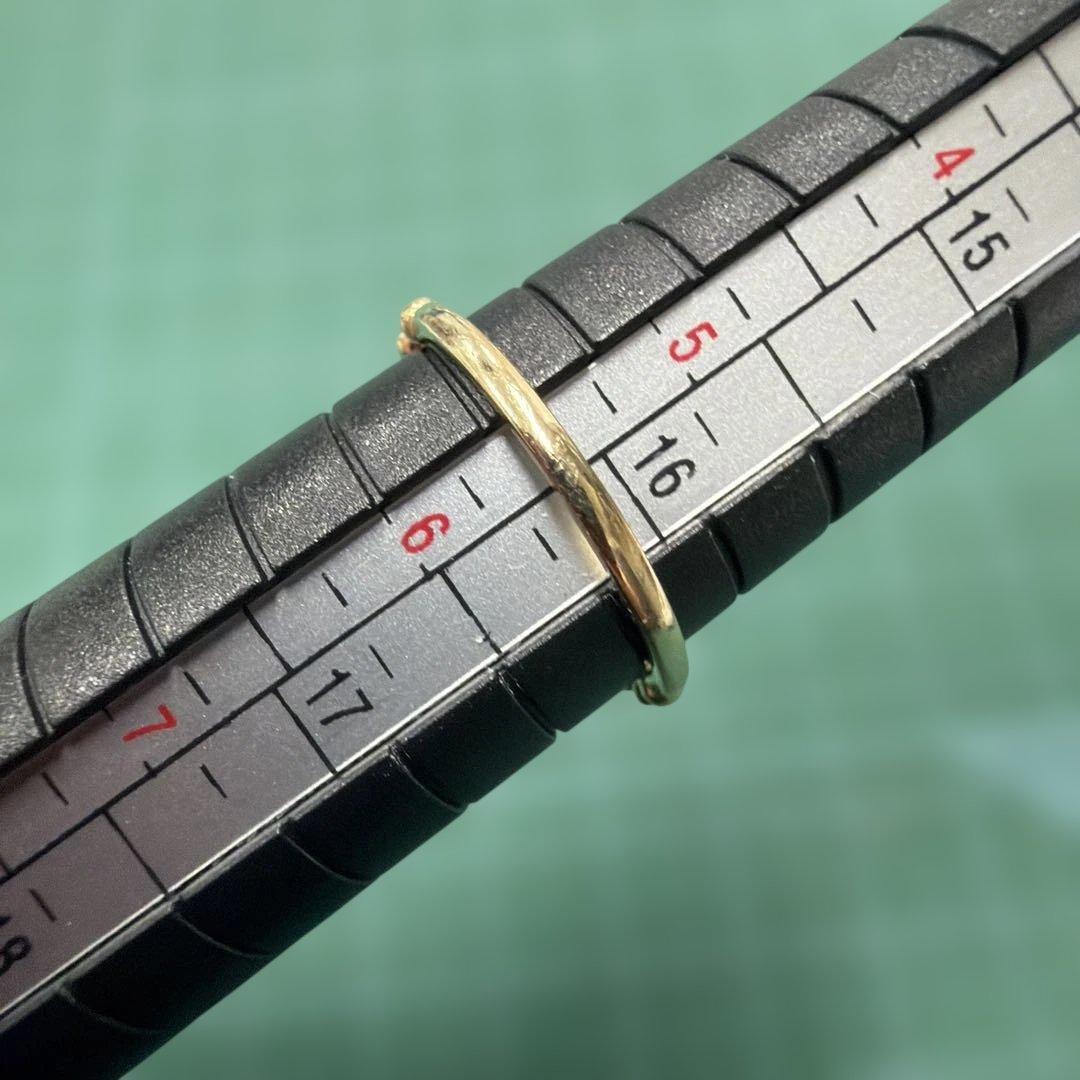r*9様 k10 ゴールドリング　　11号