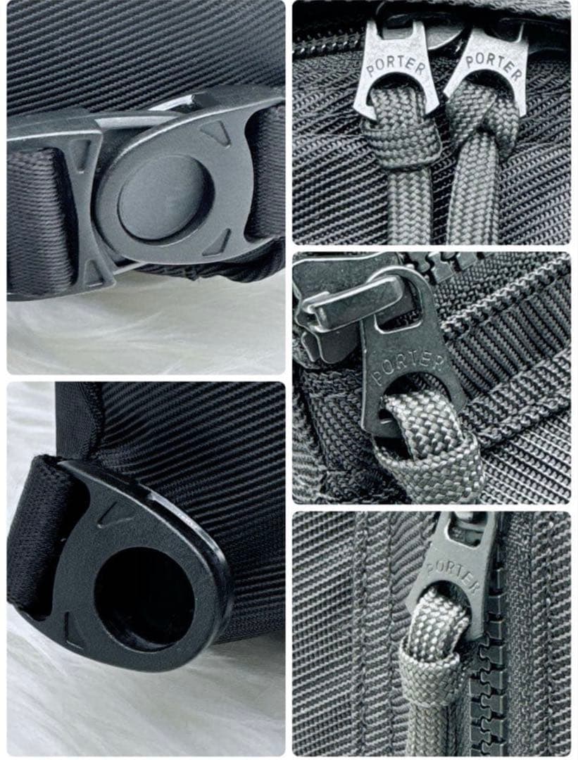 美品✨ポーター　ユニット　スリングショルダー L ブラック